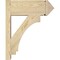 Ekena Millwork Imperial Rough Sawn Arts and Crafts Outlooker, Douglas Fir, 8"W x 20"D x 24"H OUT08X20X24IMP03RDF - alternate 3